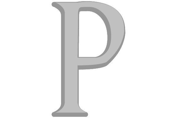 The letter P.