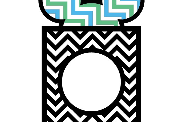 Chevron and Circle Pocket