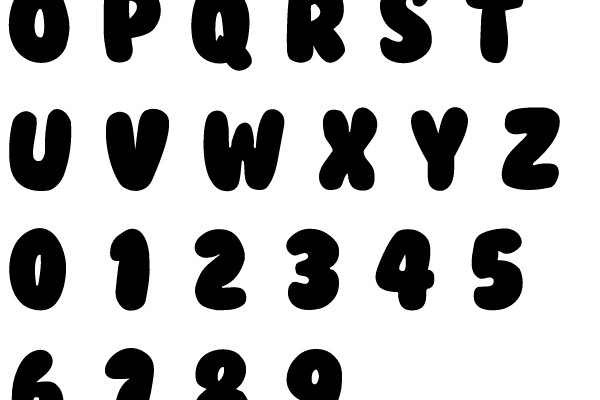 Alphabet and Number Chart