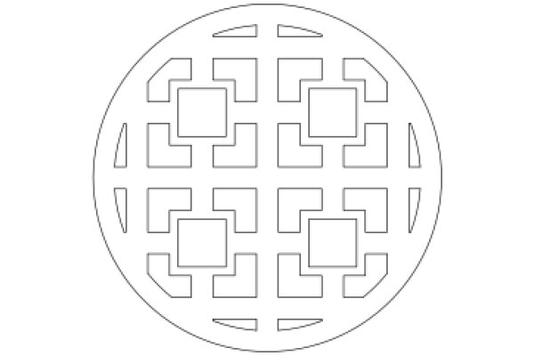 A Simple, Minimalist Design: A Circle with a Square Inside