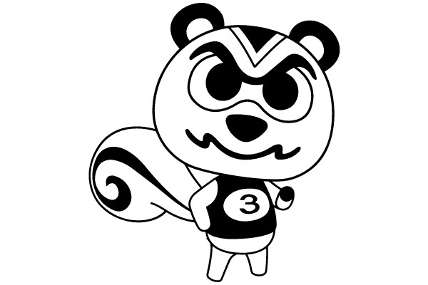 Sassy Squirrel Sports Star
