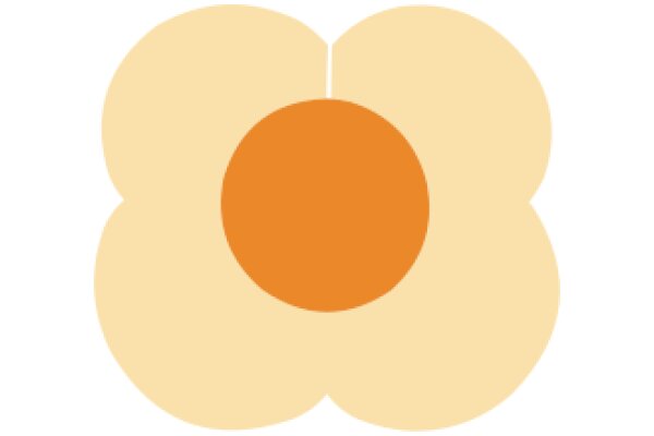 Simplistic Design: A Minimalist Logo with Orange and Beige Colors