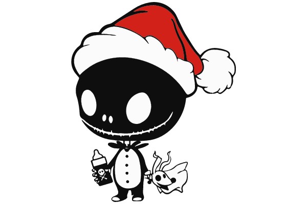 Christmas-themed Cartoon Character