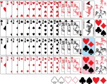 A Collection of Playing Cards with a Magical Theme