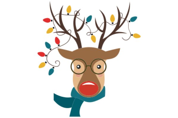 A Festive Reindeer with a Touch of Elegance