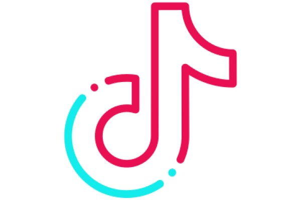 Vibrant Logo Design: A Stylized Musical Note with a Circular Swirl