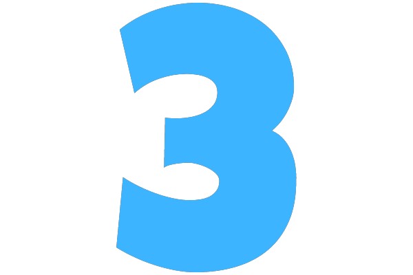 The Blue Number 3