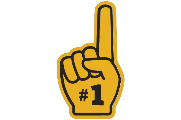 First Place Hand Gesture