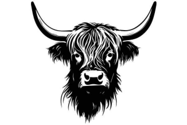 Stylized Bull Head Icon