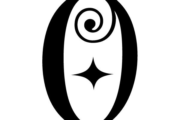 Elegant Spiral and Star