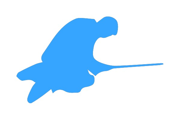 Silhouette of a Fisherman