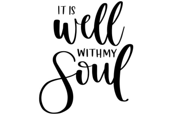 Inspirational Quote: 'It is Well with My Soul'