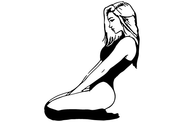 Yoga Pose Illustration
