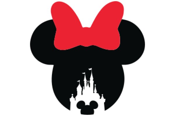 Disney's Iconic Mickey Mouse Logo with a Castle Silhouette