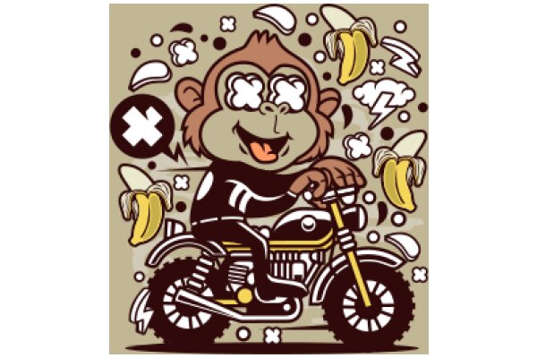 Monkey Rider's Adventure: A Journey Through a World of Bananas and Surprises