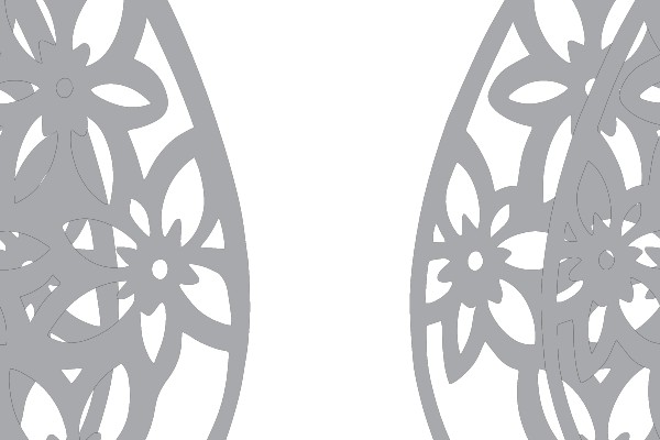 Elegant Geometric Design: A Symmetrical Decoration