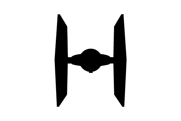 Star Wars TIE Fighter Silhouette