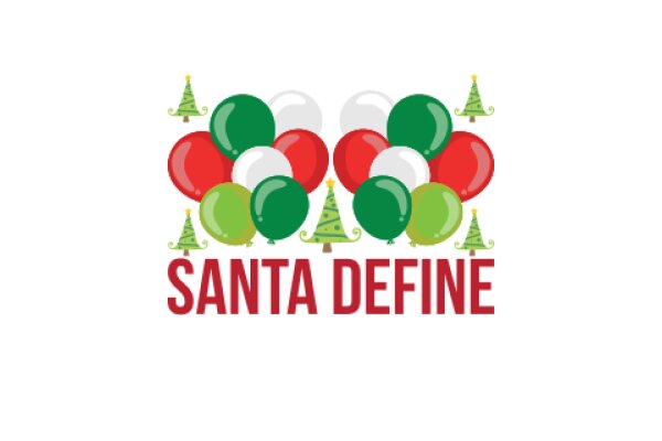 Santa's Balloon Bouquet: A Festive Christmas Greeting