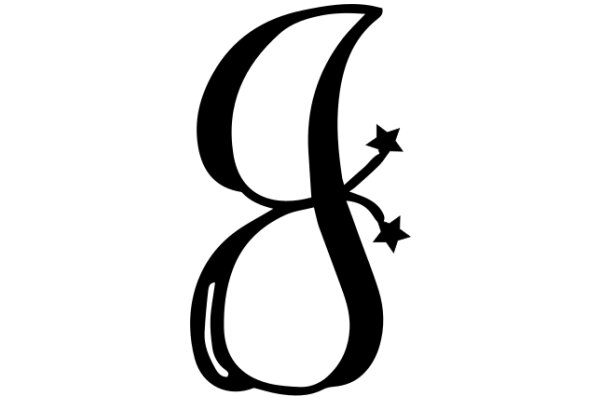 Stylized Letter 'G' with a Star Design