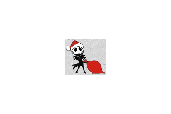 Holiday Character with Red Sack.