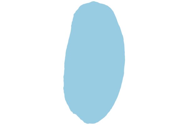 A Solid Blue Circle