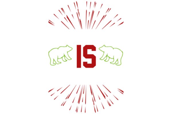 A Digital Artwork Featuring a Bear and the Letter 'S' in a Stylized Design