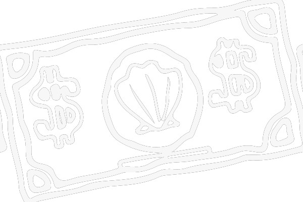 Contour Line Drawing of a Currency Note