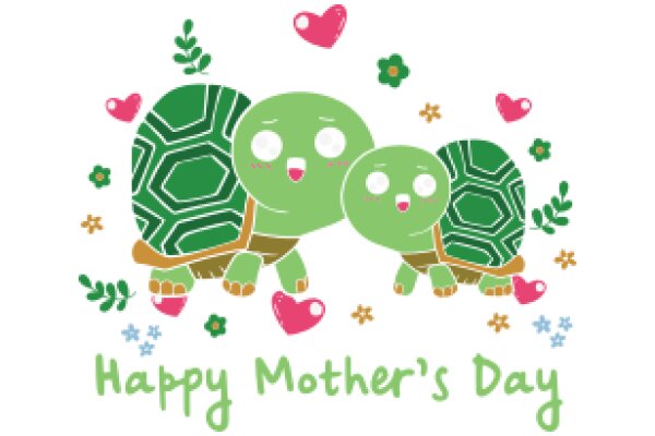 Celebrating Mother's Day with a Touch of Whimsy: A Turtle-Themed Greeting Card