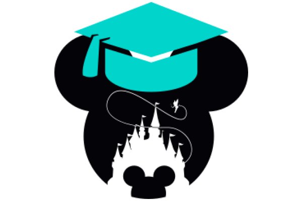 A Silhouette of a Graduation Cap and a Disney Castle, Symbolizing the Dream of a Disney-themed Graduation