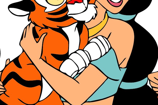 Aladdin and Abu: A Heartwarming Moment