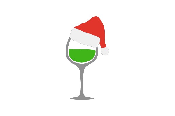 Holiday Wine Glass