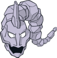 A Whimsical Character: A Purple Monster with a Spiral Horn