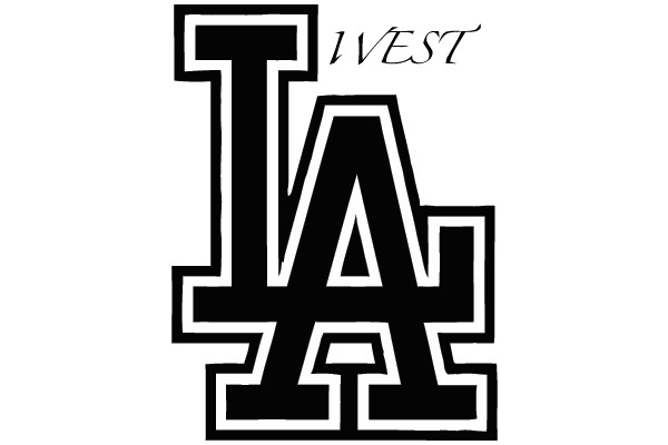LA WEST Logo