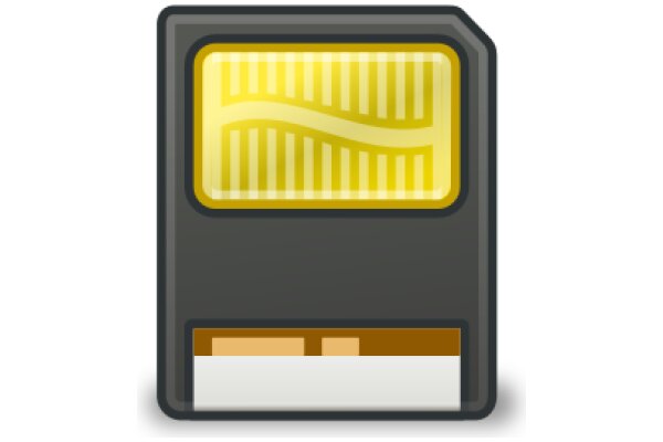 Digital Art: A Pixelated Representation of a Yellow Sign