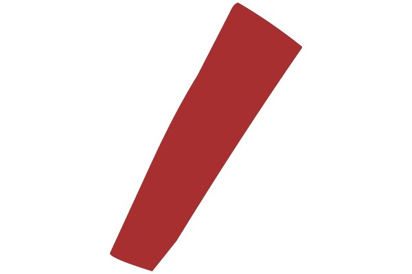 Red Color Stylized Line Drawing
