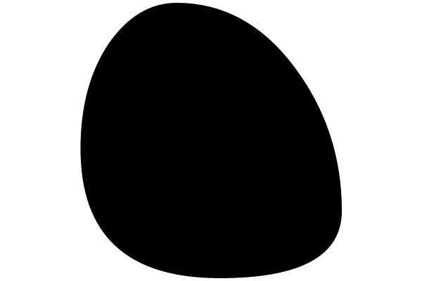 A Black Circle on a White Background