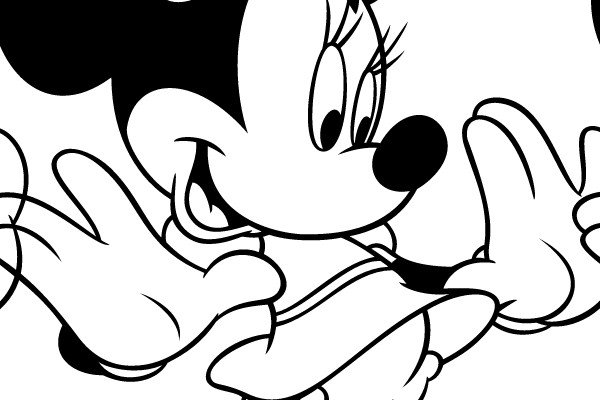 Minnie Mouse in a Dance Pose