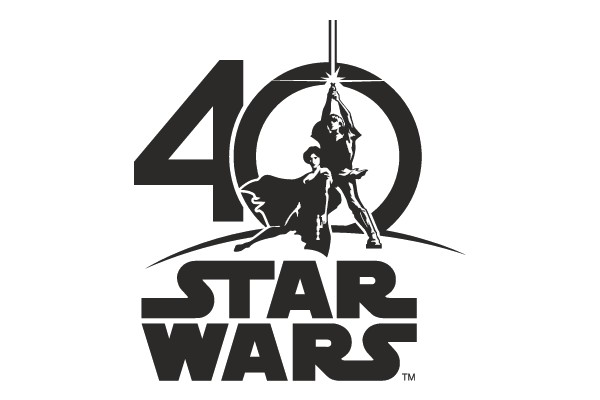Star Wars 40th Anniversary Logo