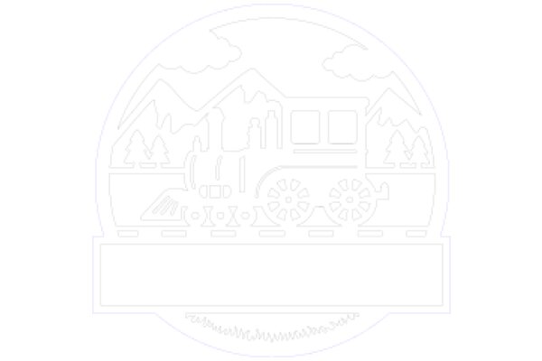 A Whimsical Train Journey Through a Scenic Landscape
