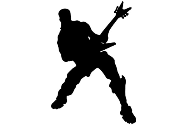 Silhouette of a Guitarist: A Tribute to Music and Artistry