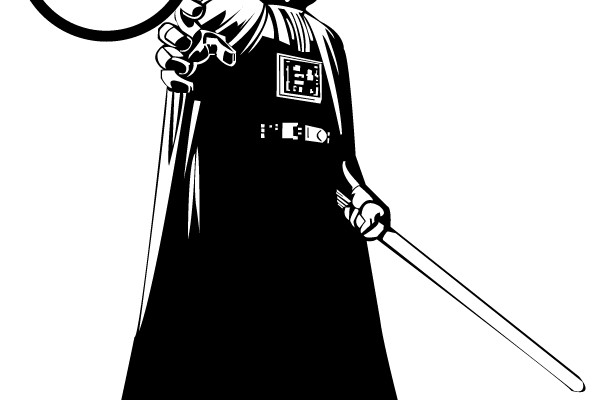 Darth Vader with Holster and Lightsaber