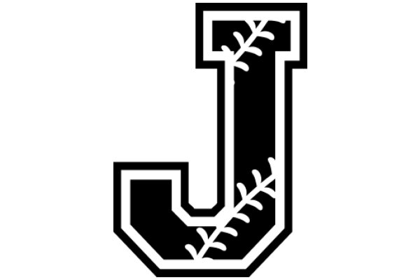 Stylized Baseball Logo with Design