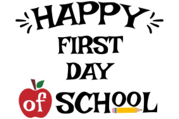 Welcome to the First Day of School: A Celebratory Sign for the Start of the Academic Year