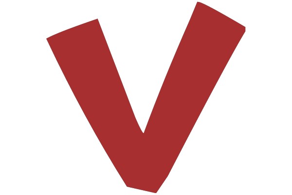 A Red 'V' Symbol