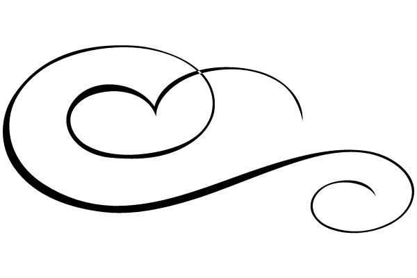 Ornament 196: A Graceful Vintage Flourish Design
