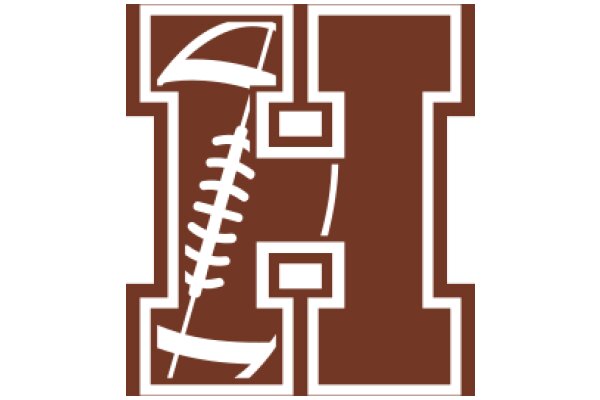 A Logo for a Sports-Themed Brand: A Football Helmet and a Baseball Bat
