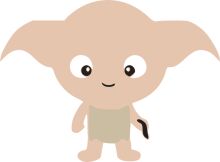 A Friendly Cartoon Character: A Beige Earless Creature with a Smile and a Stick