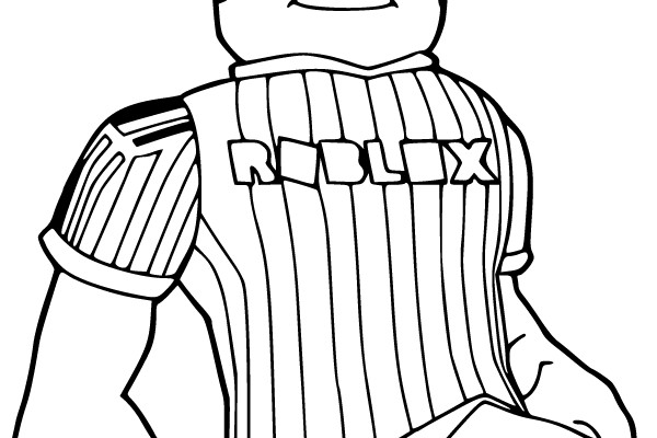 Roblox Character Coloring Page