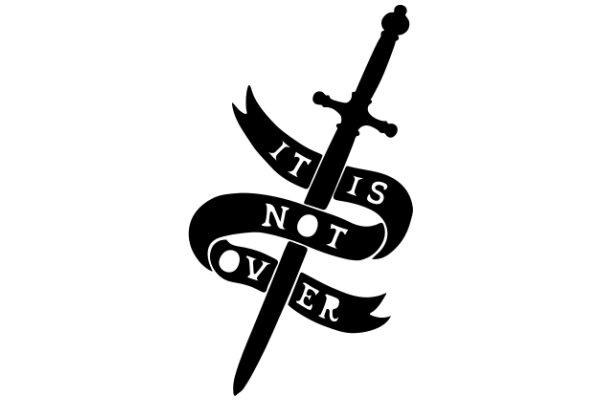 A Sword with a Message: 'It Is Not Over'