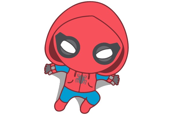 Adorable Superhero: A Chibi Version of Spider-Man